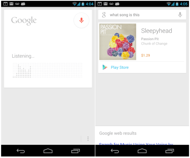 googlenowvoicesong