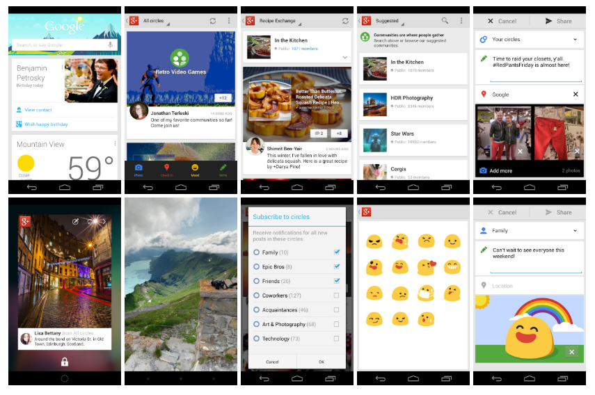 Google+ app
