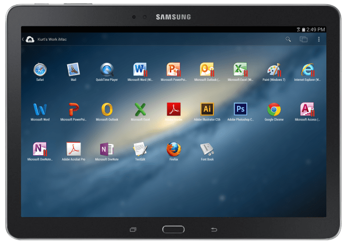 Parallels Access 2_Galaxy_AppLauncher
