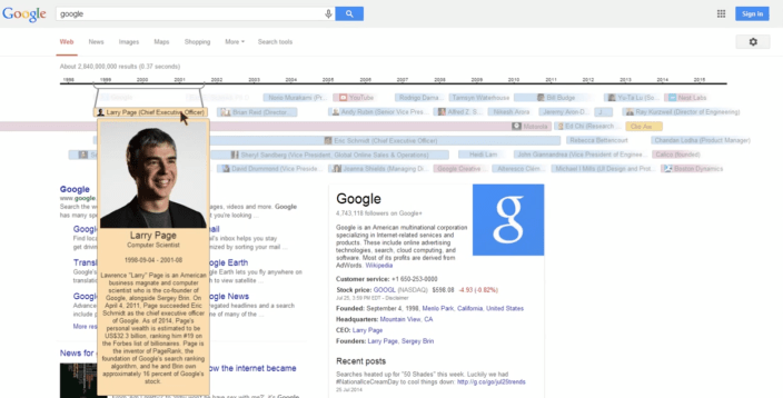 Google-Timeline