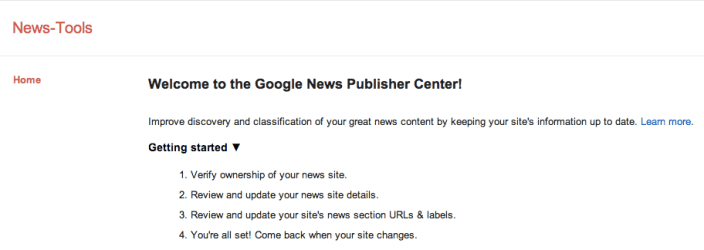 Tech News Publisher Center