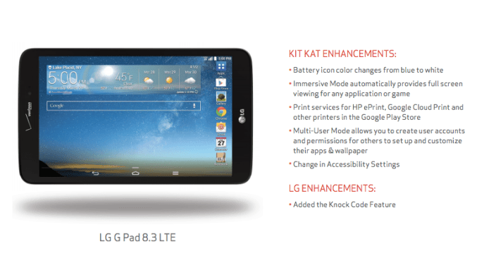 LG-G Pad 8.3