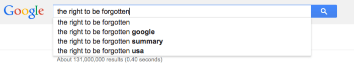 googlel right to be forgotten