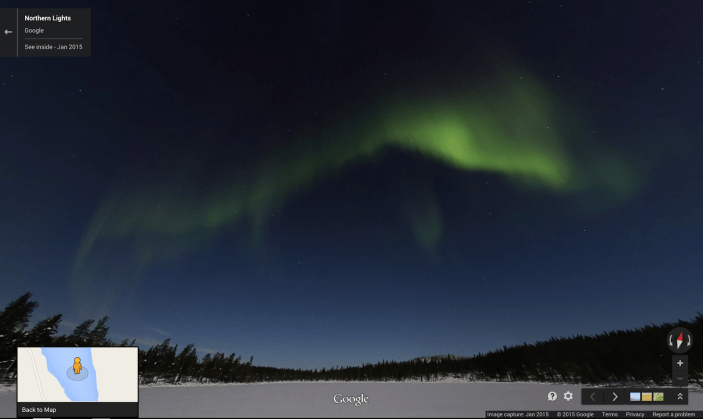 Northern Lights Google Maps Street View