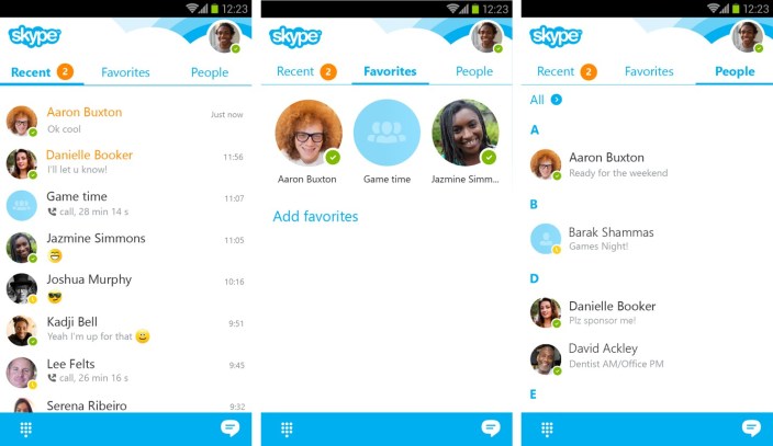 Skype Android 