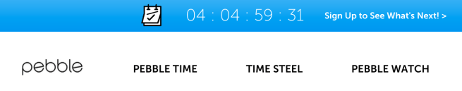 Pebble-countdown-timer