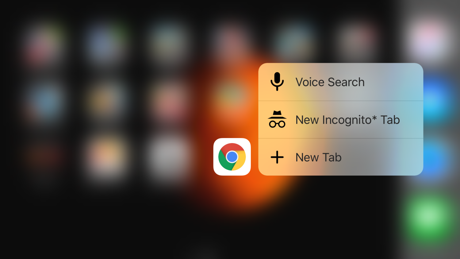 Chrome 3D Touch