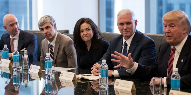 Trump Holds Summit With Technology Industry Leaders