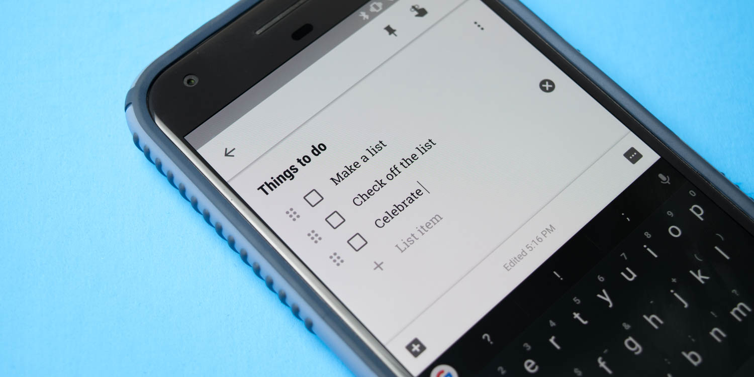 Google Keep To Do