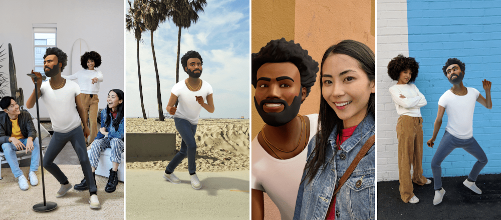 childish gambino in google pixel playground