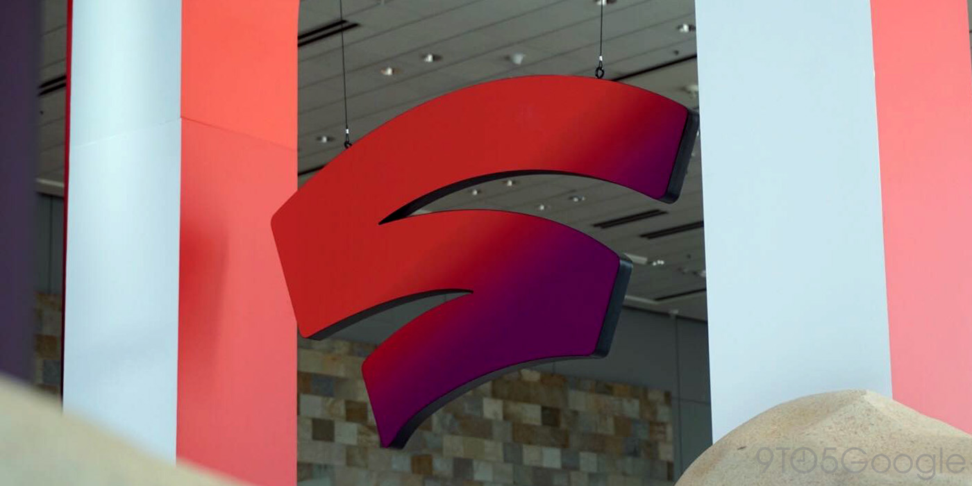 Google Stadia logo at GDC 2019