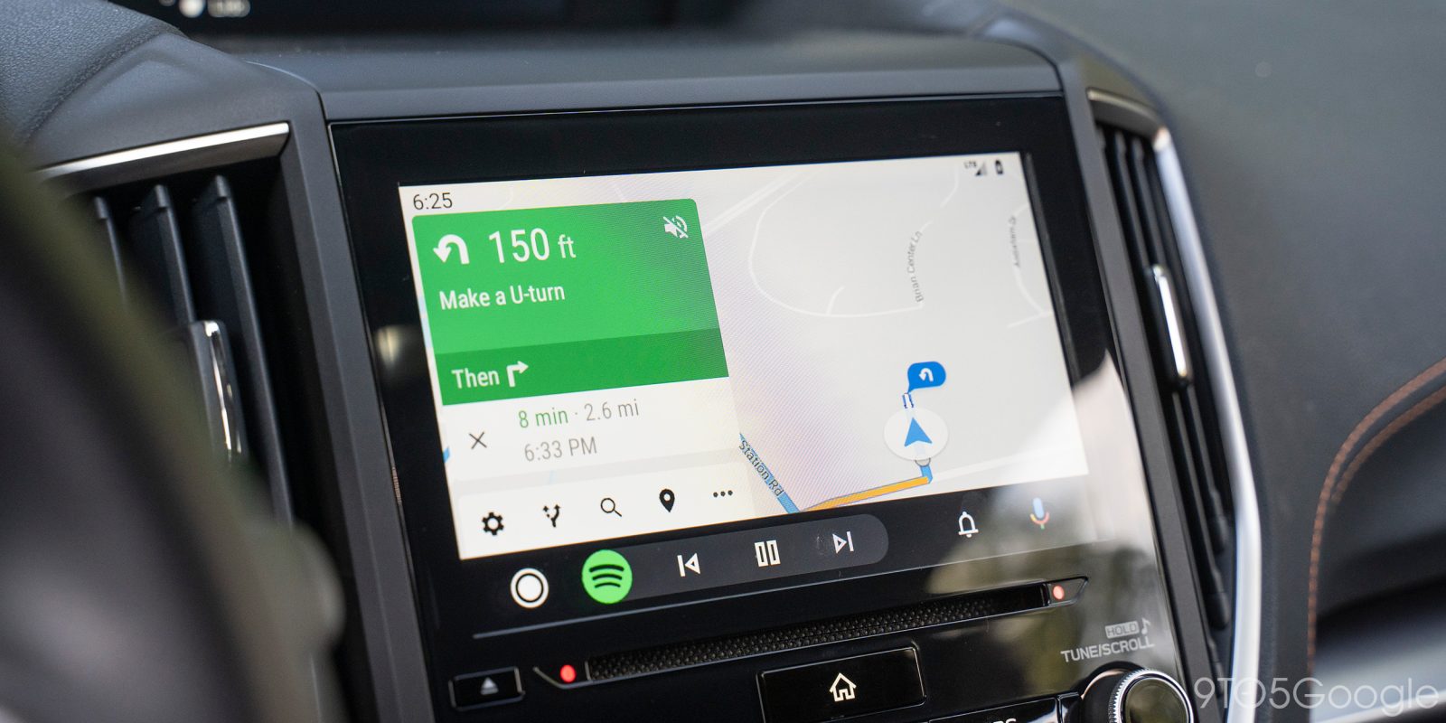 google maps android auto