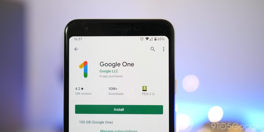 google one storage plan