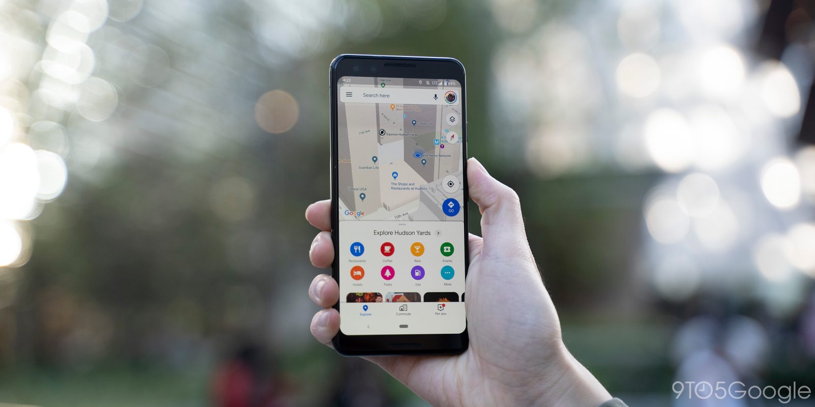 Google Maps landmark icons