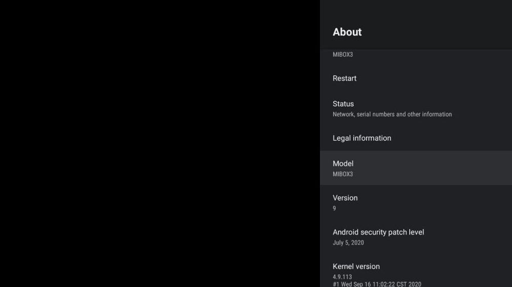 android pie mi box 3