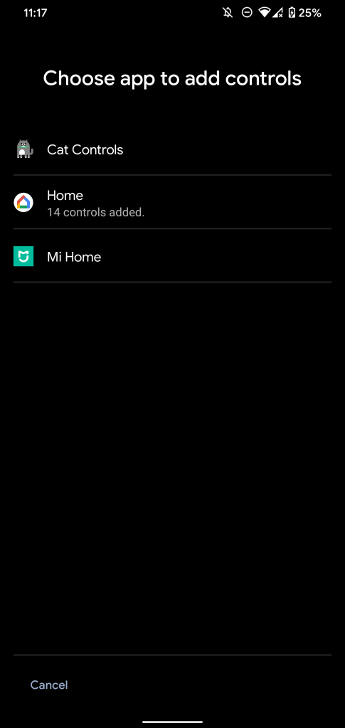 mi home power menu
