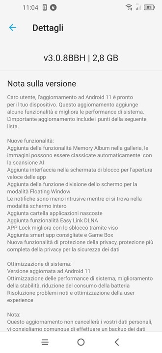 TCL 10L Android 11