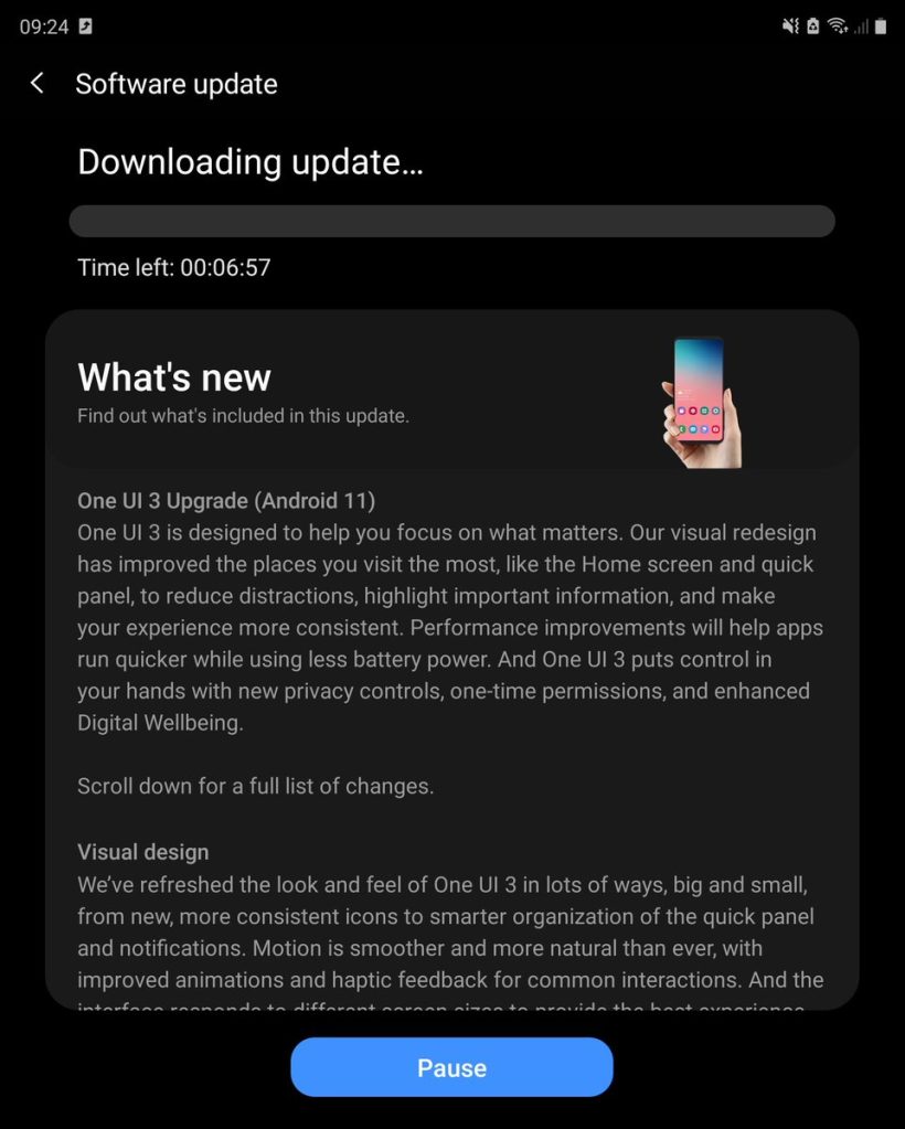 Galaxy Z Fold 2 One UI 3.0