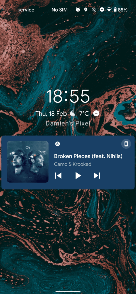 android 12 media player