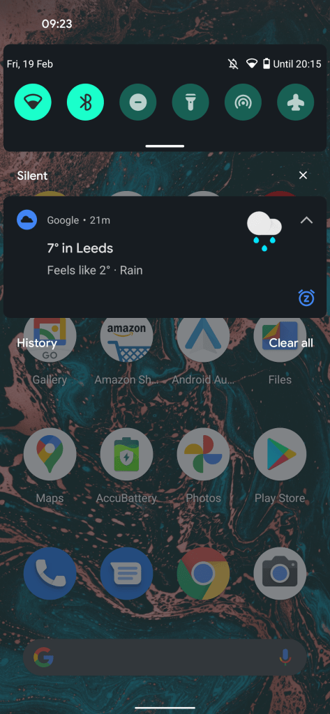 android 12 dark theme