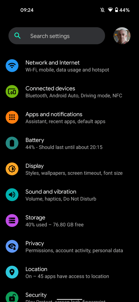 android 12 dark theme