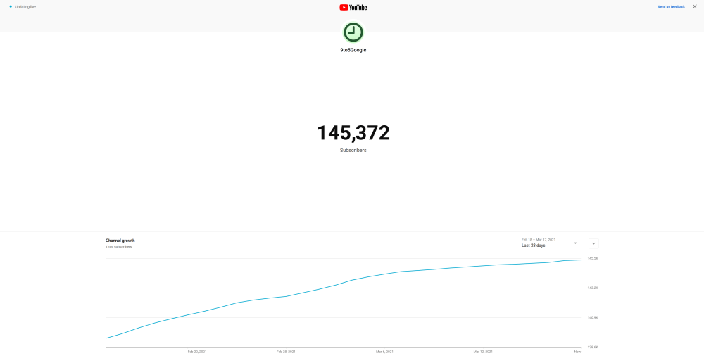 youtube subscriber count