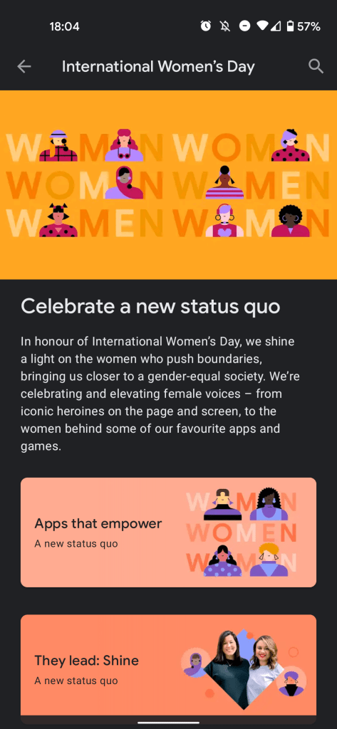 international women's day 2021