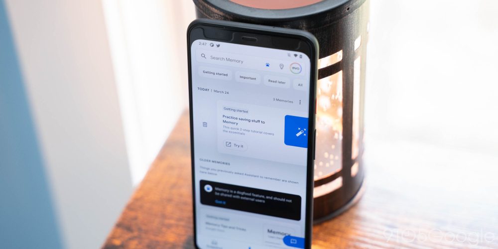 Google Assistant Memory