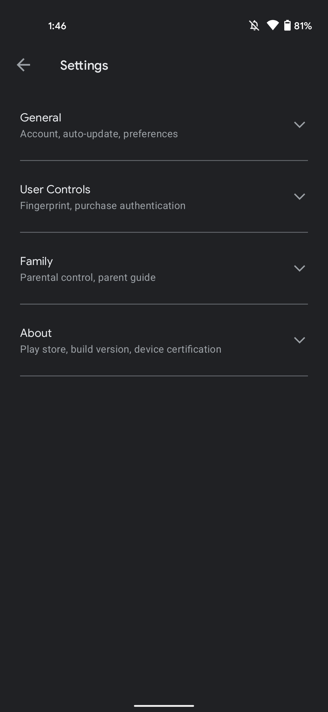 Google Play Store redesign