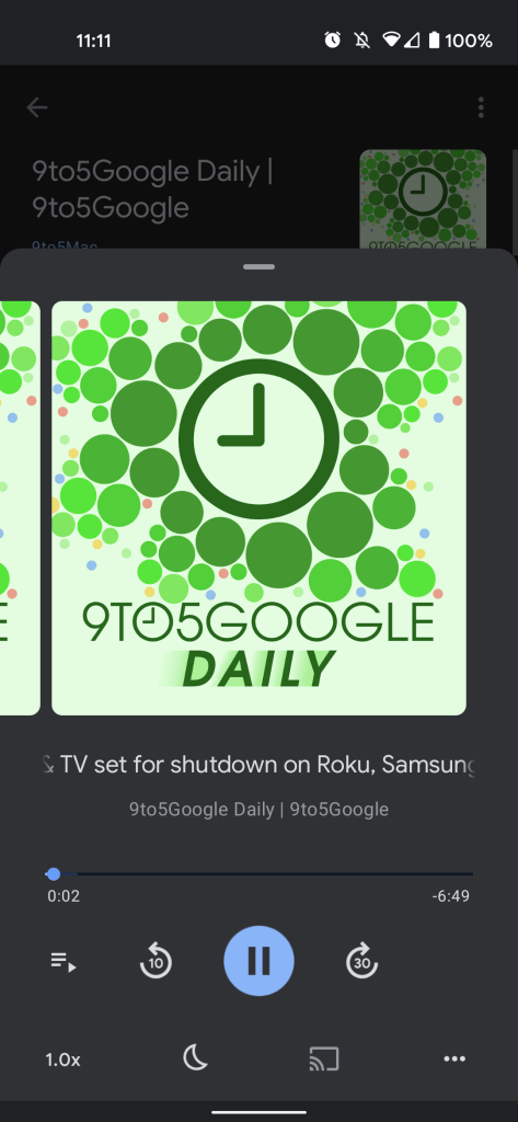 google podcasts downloads