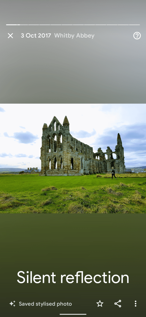 google photos silent reflection