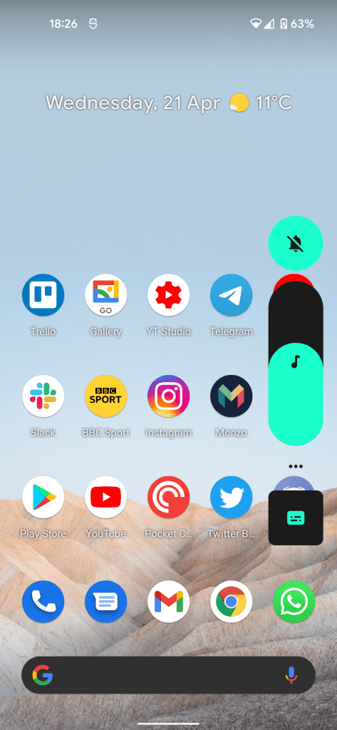 Android 12 UI