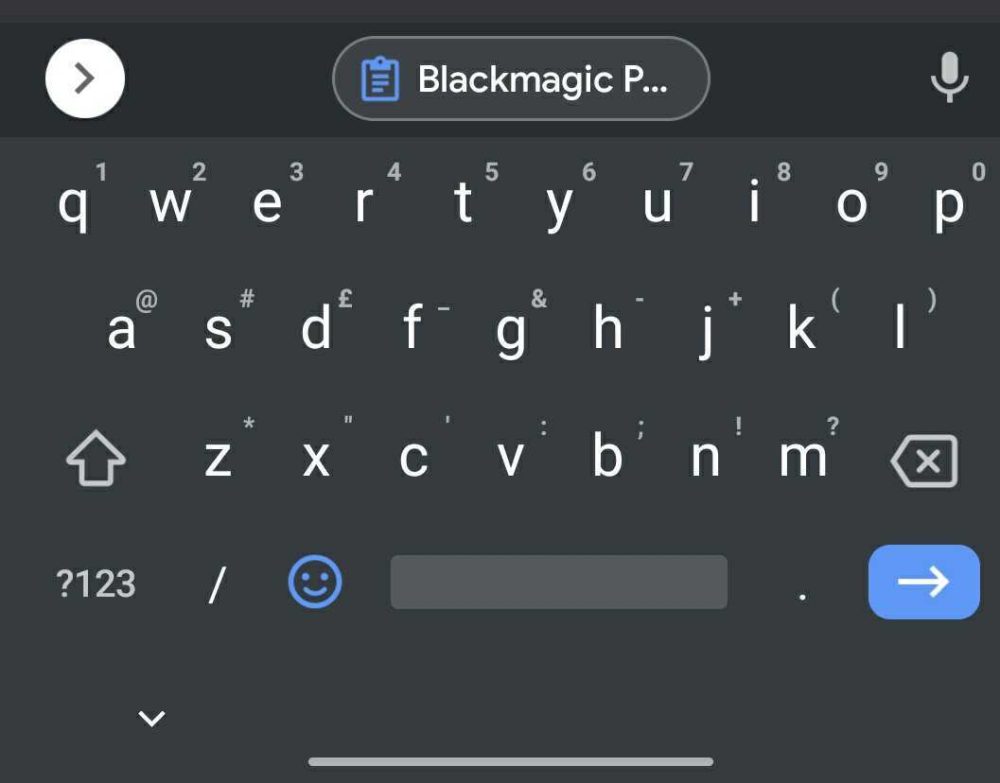 gboard scrolling clipboard suggestions