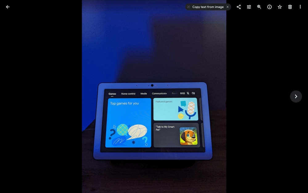 Google Lens Photos web