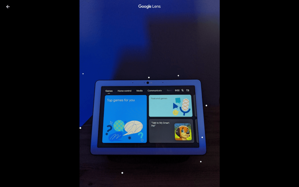 Google Lens Photos web
