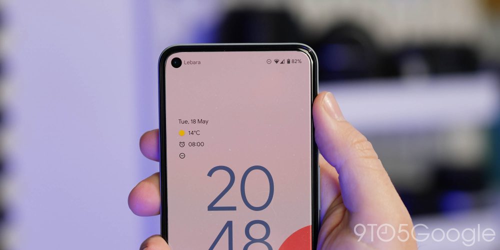 Android 12 Beta 1 - lockscreen UI changes