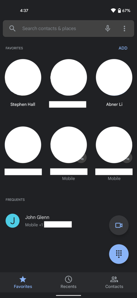 Google Phone Sans Text