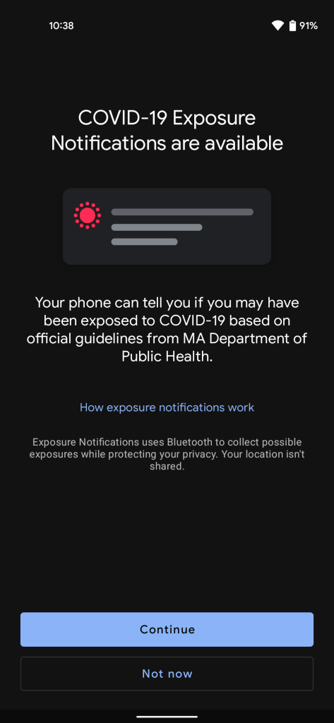 Massachusetts MassNotify app