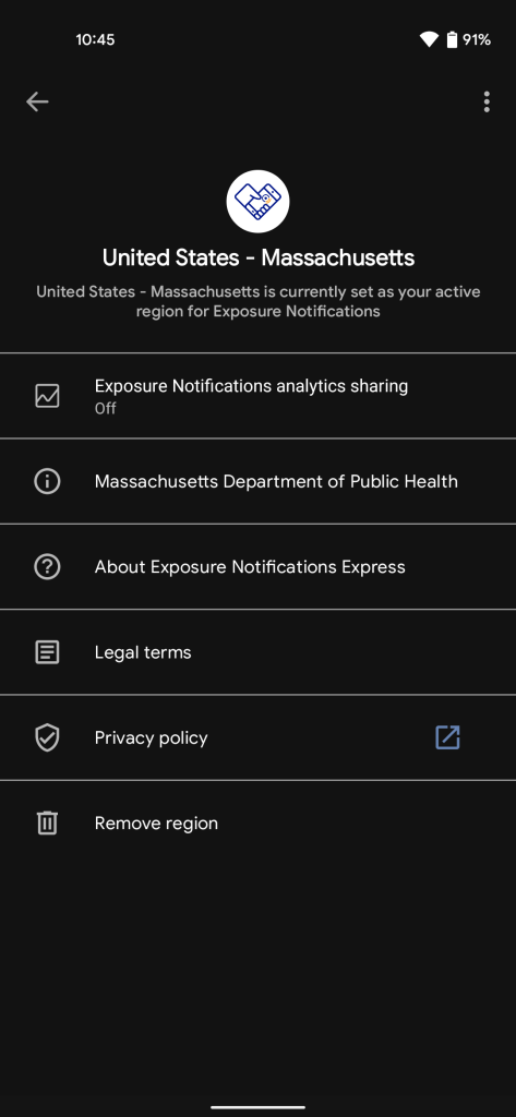 Massachusetts MassNotify app