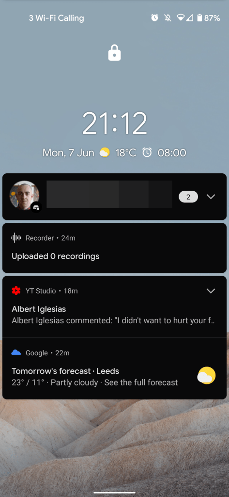 june patch grouped notifications