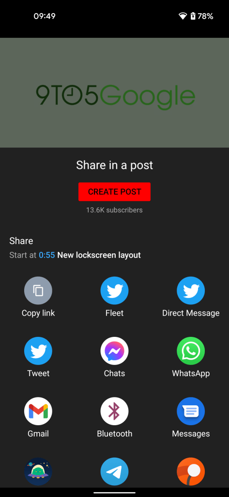 youtube android chapters