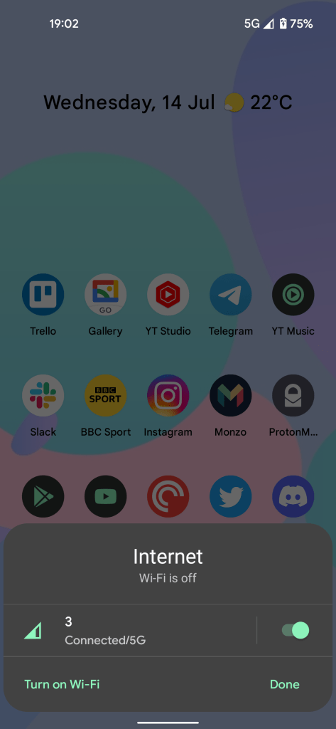android 12 wi-fi toggle