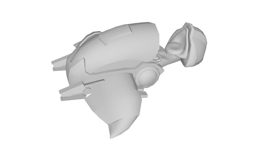Halo's Ghost vehicle 3D model in Waze