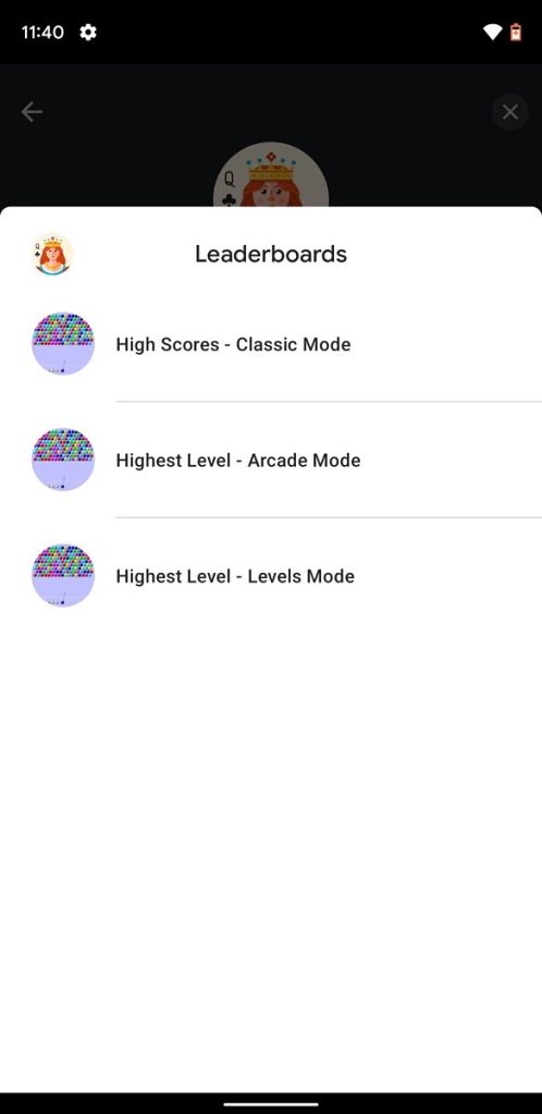 play games game dashboard