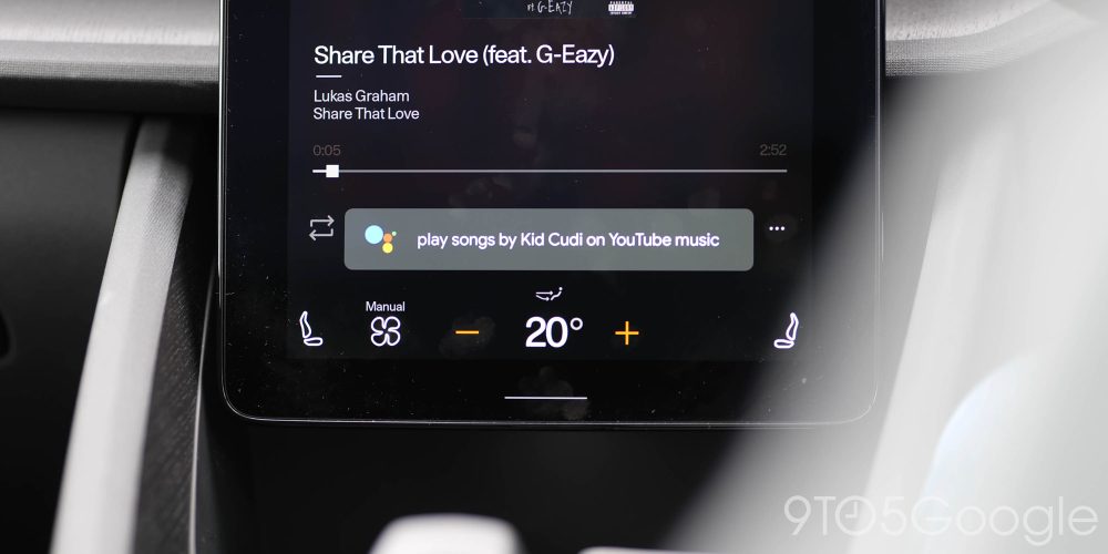 Android Automotive Google Assistant commands on Polestar 2 (1)