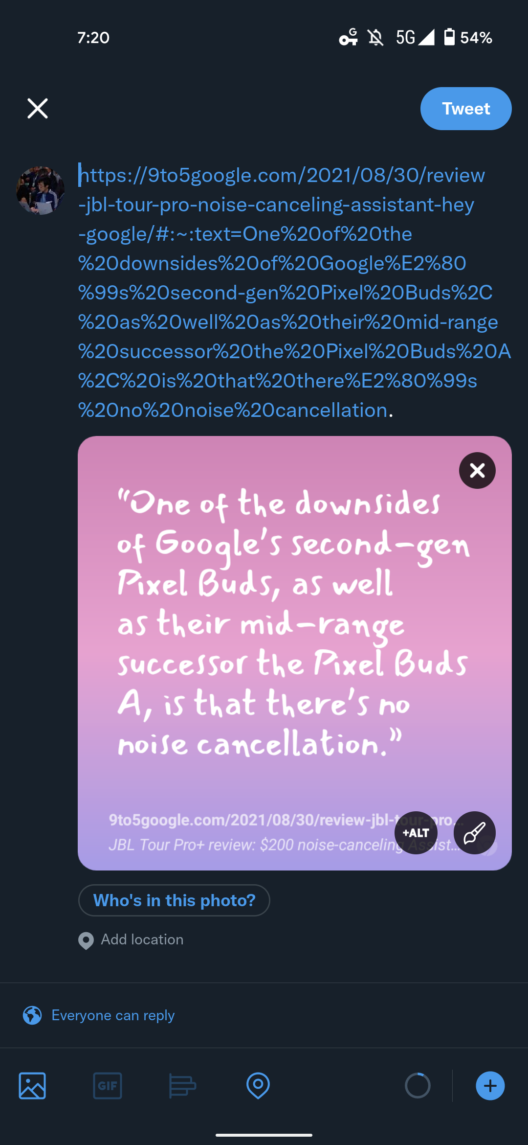Chrome Android quote cards