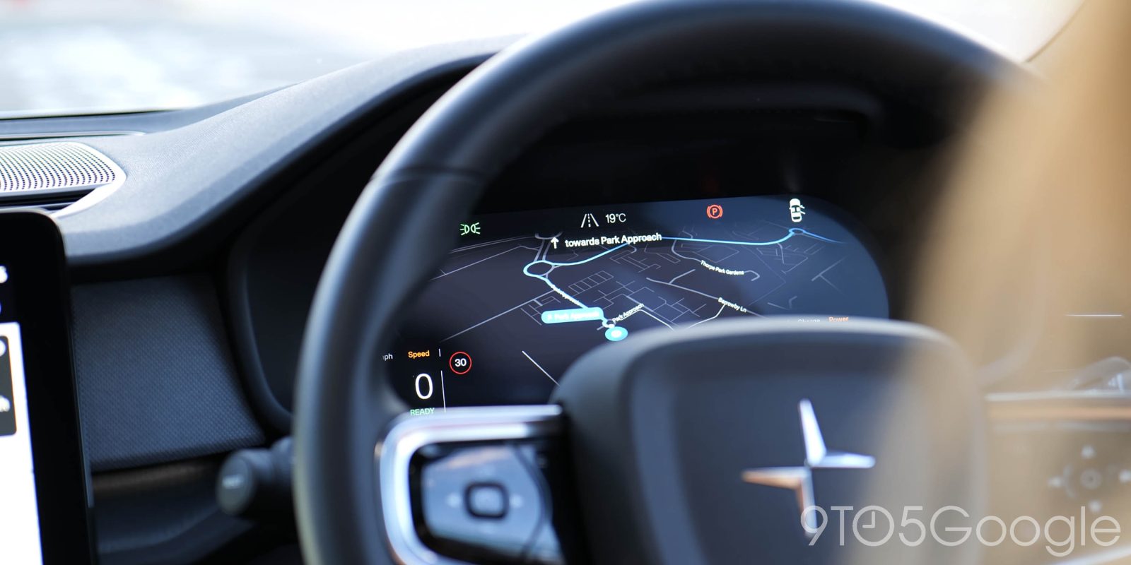 Polestar 2 - android automotive dashboard