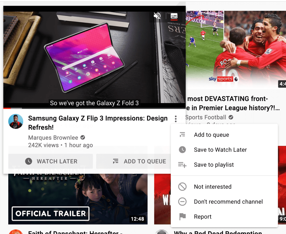 youtube preview player