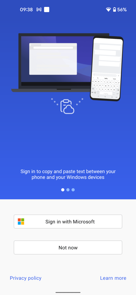 swiftkey windows android clipboard sync