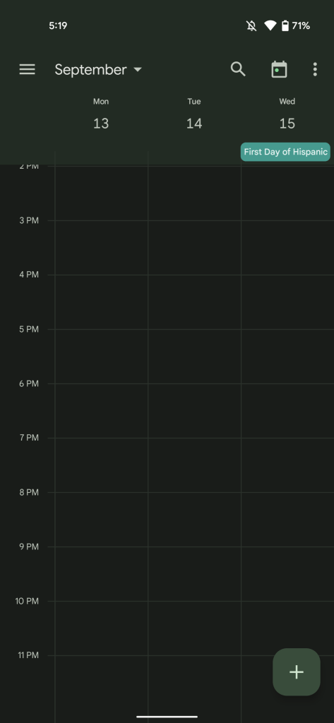 Google Calendar Material You-